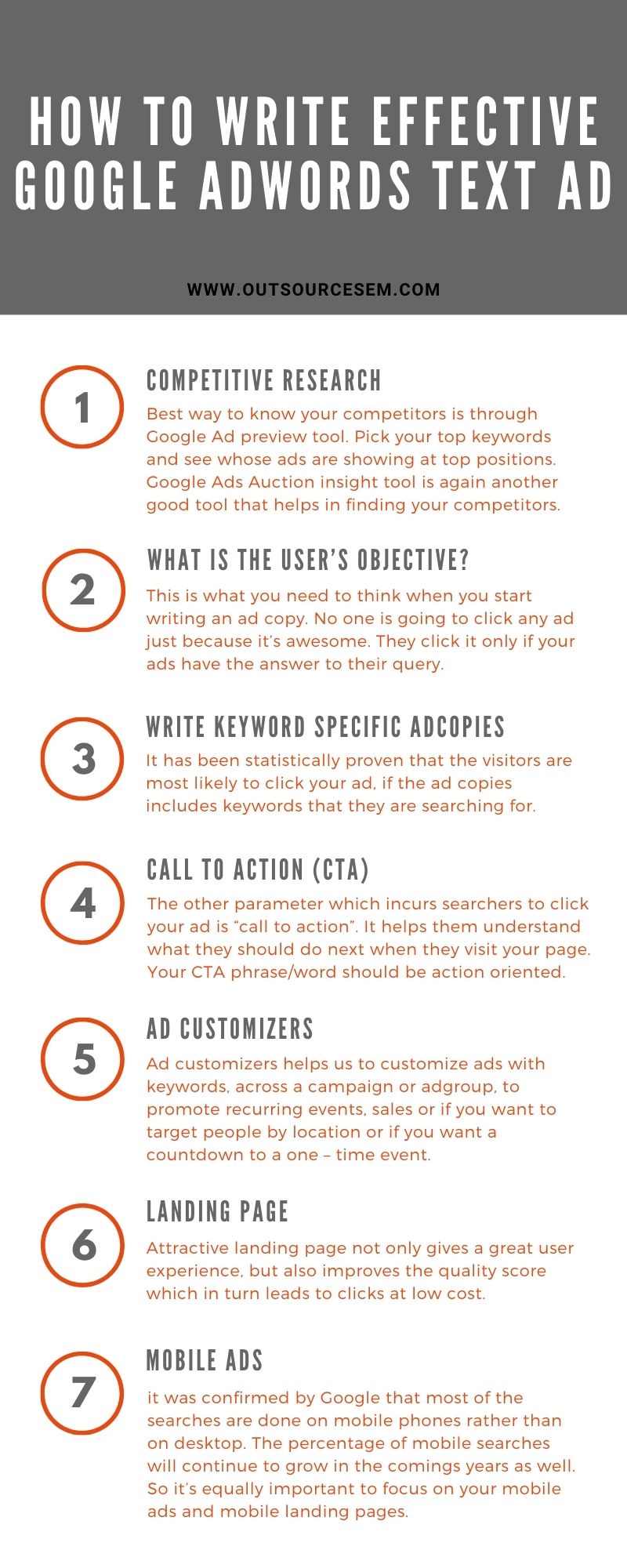 How to Write Effective Google AdWords Text Ad  Outsource SEM
