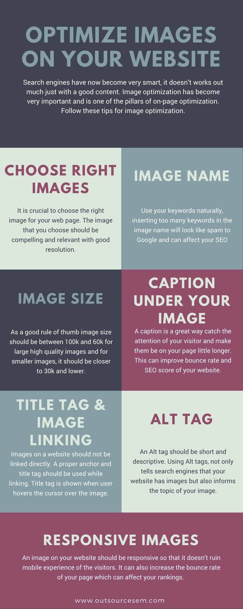 optimize images infographics