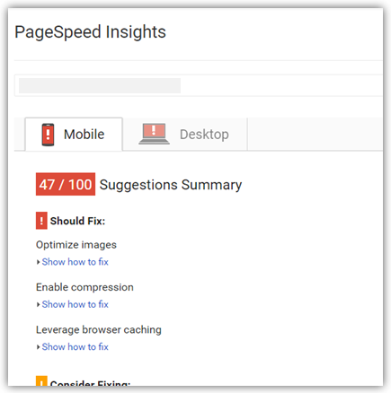 pagespeed insights