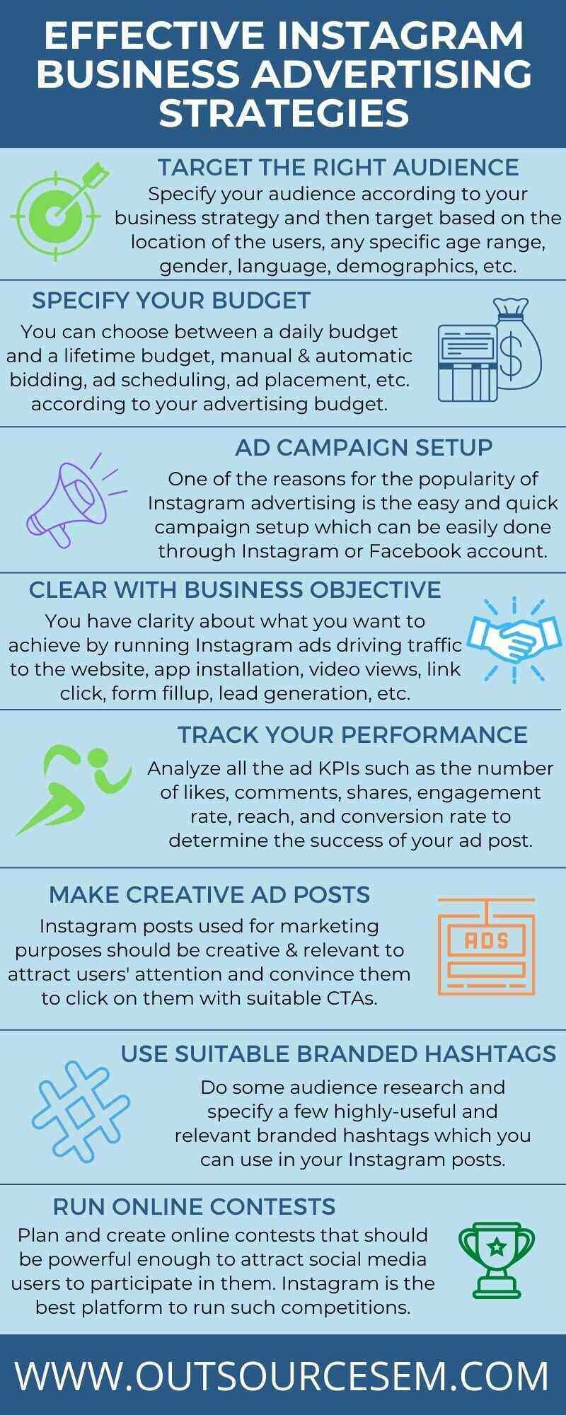 instagram ads infographics