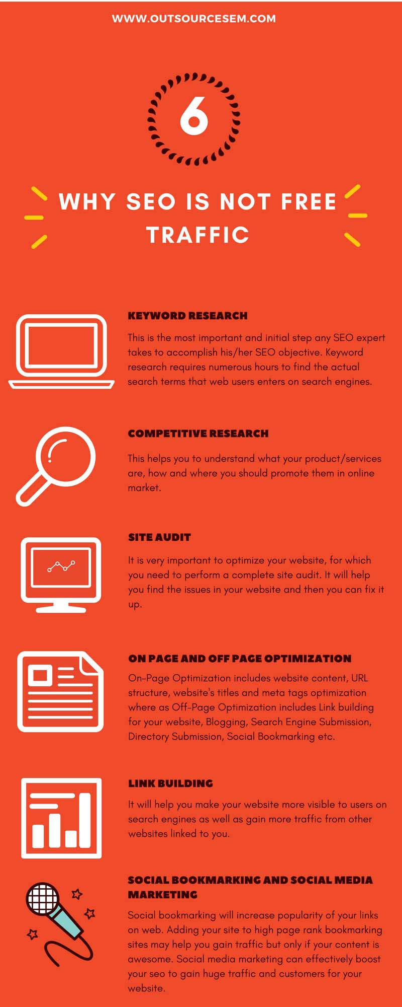 why-seo-is-not-free-traffic-infographic